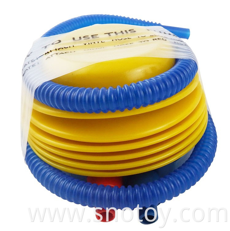 Foot pressure air pump plastic foot pumps for balloon